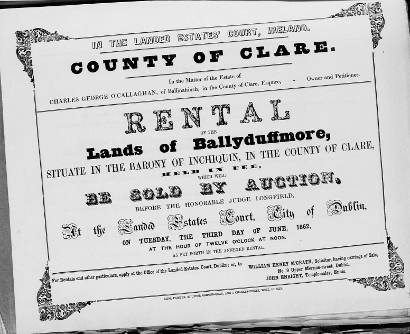 Advertisement of the Land of Ballyfuffmore